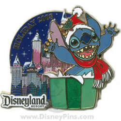 Stitch Popping Out of Present with DLR Castle