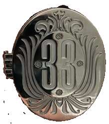 88303 - Club 33 - Hinged Locket - Disneyland Resort
