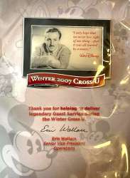 88569 - Cast Exclusive - Walt Disney - Winter 2007 Cross-U - Quote - Walt Disney World alternate image