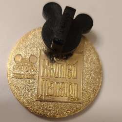 88706 - The Haunted Mansion Hitchhiking Ghosts Circle Silhouettes - Ezra in a Purple Circle - Walt Disney World alternate image