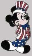 89463 - Patriotic Mickey - Stars and Stripes - Large - Hong Kong Disneyland