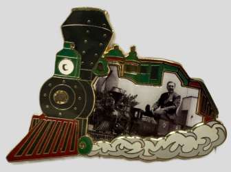 89485 - The Walt Disney Family Museum - Walt on Train - Disney Licensed