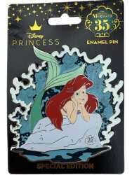 89509 - Disney Pins Blog (DPB): The Little Mermaid 35th Anniversary - Ariel - Disney Pins Blog Exclusive - Disney Licensed alternate image