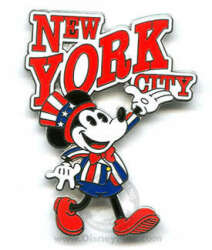 89724 - World Of Disney (NYC) - Patriotic Mickey - New York City - Uncle Sam - Disney Store US