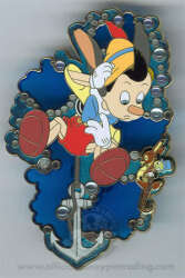 90514 - Featured Artist Collection - Michelle St. Laurent - Pinocchio Under the Sea - Disney Cruise Line