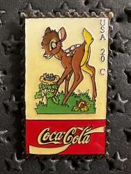 90583 - Bambi - Coca Cola - USA Stamp - Disney Licensed