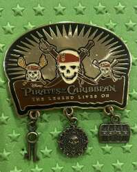90593 - Pirates of the Caribbean - The Legend Lives On-Dangles - Disneyland Resort