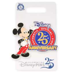 90616 - Celebrating 25 Years of Disney Pin Trading - Mickey Mouse - Authentic Official Pins 25th Anniversary alternate image