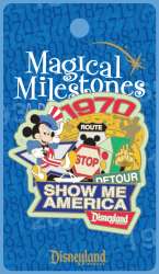 9069 - Magical Milestones: A Pin Celebration - 1970 - Show Me America - Disneyland Resort