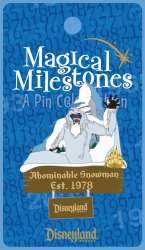 9077 - Magical Milestones: A Pin Celebration - 1978 - Appearance of Abominable Snowman - Disneyland Resort