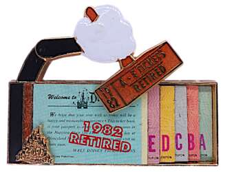 9081 - Magical Milestones: A Pin Celebration - 1982 - A-E Tickets Retired - Disneyland Resort