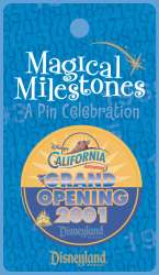 9100 - Magical Milestones: A Pin Celebration - Grand Opening 2001 - Disneyland Resort Expansion - Disneyland Resort alternate image