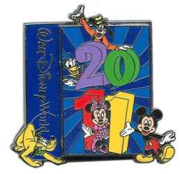 2011 Mickey and Fab 5 Starburst Pin - Walt Disney World