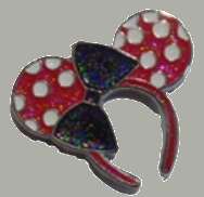 35543 - Minnie Mouse Ear Headbands - Red and White Polka Dots alternate image