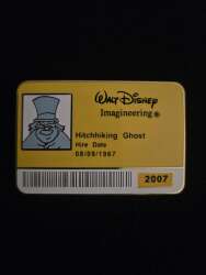 91347 - I.D. Badge Series 1 - Hitchhiking Ghost (Phineas) ID Badge - Walt Disney Imagineering alternate image