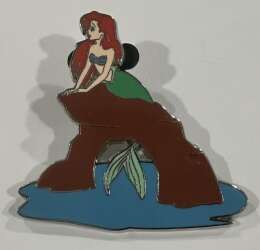 91752 - Storybook Night Mystery - Ariel - Ariel on rock - Disneyland Resort