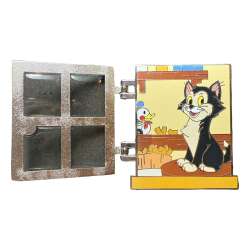 91765 - Disney Pins Blog (DPB) Exclusives: Disney Cats Window Series - Figaro - Disney Licensed alternate image