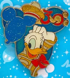 Donald Duck with Blue Balloons