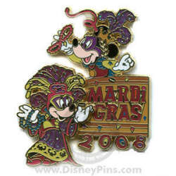 92130 - Mardi Gras - Mickey & Minnie Mouse