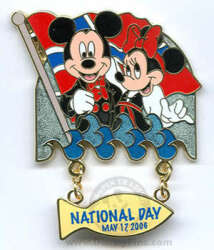 92134 - Norway National Day - Norway National Constitution Day 2006 - Mickey & Minnie - Walt Disney World