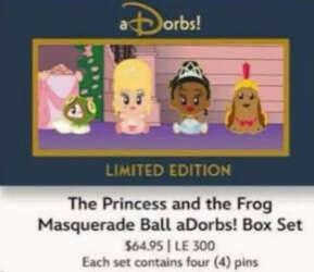 92205 - Princess & the Frog: Masquerade Ball aDorbs! Box Set - Walt Disney Imagineering alternate image
