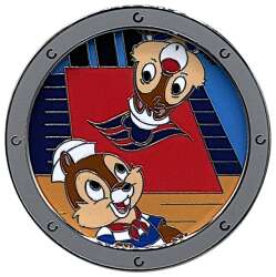 92222 - Disney Cruise Line - Chip and Dale Porthole - Disney Cruise Line