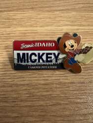 92235 - Across America License Plate Series - Idaho - Mickey - Disney Store Japan