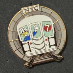 92280 - World Of Disney (NYC) - NYC Transportation - Donald on Subway - Disney Store US