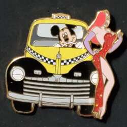 92302 - World Of Disney (NYC) - Mickey driving Taxi Cab with Jessica - Disney Store US alternate image