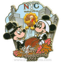 92362 - World Of Disney (NYC) - Happy Thanksgiving 2008 - Disney Store US