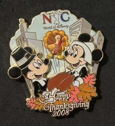 92362 - World Of Disney (NYC) - Happy Thanksgiving 2008 - Disney Store US alternate image