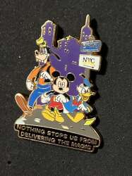 92464 - World Of Disney (NYC) - Subway Strike 2006 Thank you Pin - Disney Store US