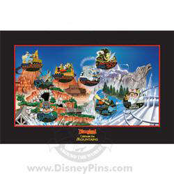 92549 - Celebrate the Mountains - Celebrate the Mountains Framed Set - Disneyland Resort alternate image