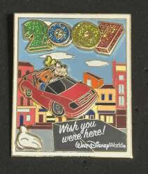 92946 - White Glove Series - Wish You Were Here Dated Collection - Goofy - Lights, Motor, Action - Walt Disney World alternate image