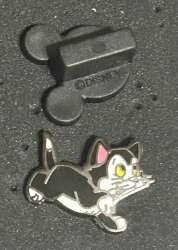 92991 - Pinocchio 1st Day of School 2 Pin Set - Mini Figaro alternate image