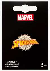 93136 - BoxLunch Exclusive - Spider-Man - Web Logo Enamel Pin - Disney Licensed alternate image