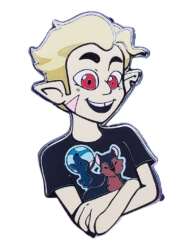 93307 - Fantasy Pin Series: CatsnCraftsStudios - Wolf Shirt Hunter