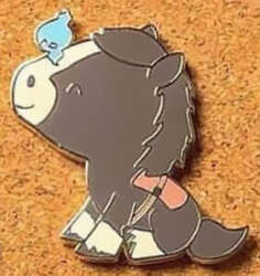 93343 - Fantasy Pin Series: KathlenesCreations - Angus and a wisp - Fantasy Unlicensed