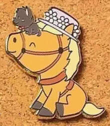 93344 - Fantasy Pin Series: KathlenesCreations - Frou Frou and Berlioz - Fantasy Unlicensed