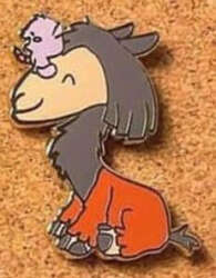 93346 - Fantasy Pin Series: KathlenesCreations - Llama Kuzco and Cat Yzma - Fantasy Unlicensed
