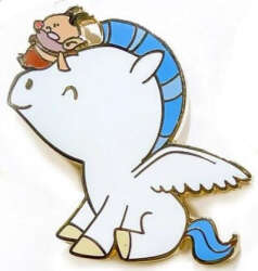 93371 - Fantasy Pin Series: KathlenesCreations - Pegasus and Philoctetes - Fantasy Unlicensed