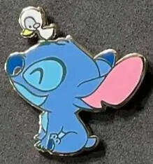 Stitch and duckling