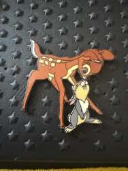 93615 - Bambi - Bambi & Thumper Touching Noses - Disneyland Resort