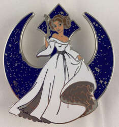 93622 - Fantasy Pin Series - Leia with Rebel Symbol (Blue) - Fantasy Unlicensed