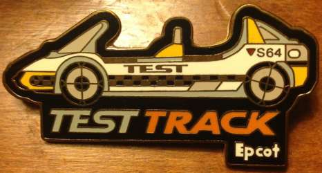 Holographic Test Track Ride Vehicle - Test Track Pin & Pop