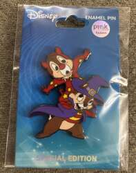 94043 - Pink A La Mode (PALM) Exclusives - Chip and Dale Halloween - Witch hat, devil horns - Disney Licensed alternate image