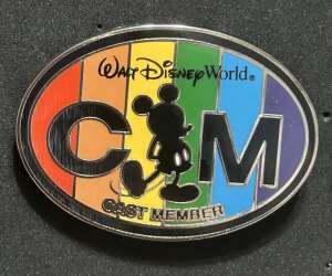 WDW Cast Member Pride Name Badge