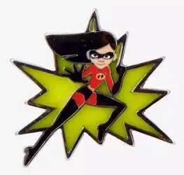 94232 - BoxLunch - The Incredibles Stained Glass Mystery Collection - Violet - Disney Licensed