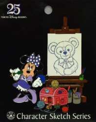94279 - Tokyo Disneyland 25th Anniversary Character Sketch Series - Minnie Mouse and Duffy - Tokyo Disneyland Resort alternate image
