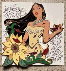 94313 - Sweet and Sassy Series- Pin Spirited - Pocahontas - Fantasy Unlicensed